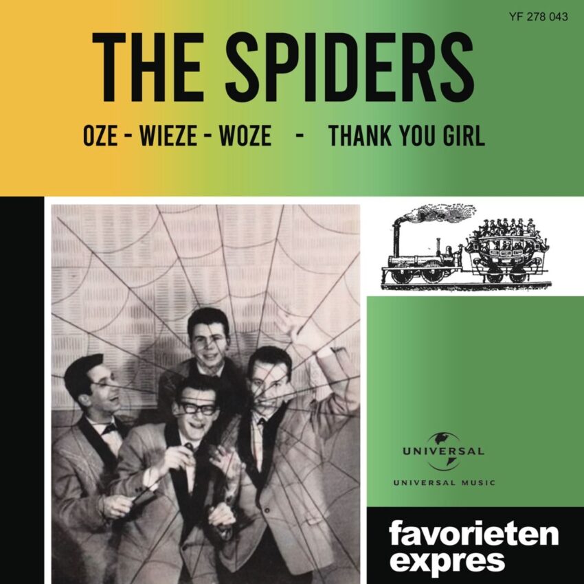 7" Vinyl Single - The Spiders - Oze Wieze Woze / Thank You Girl